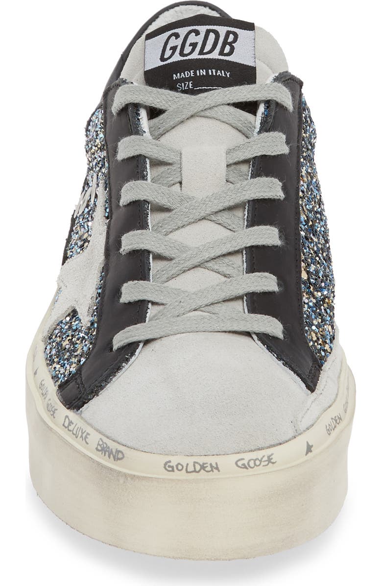 Golden Goose Glitter Hi Star Platform Sneaker, Alternate, color,