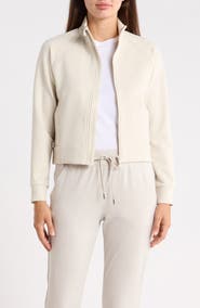 Original Penguin Full Zip Textured Knit Jacket