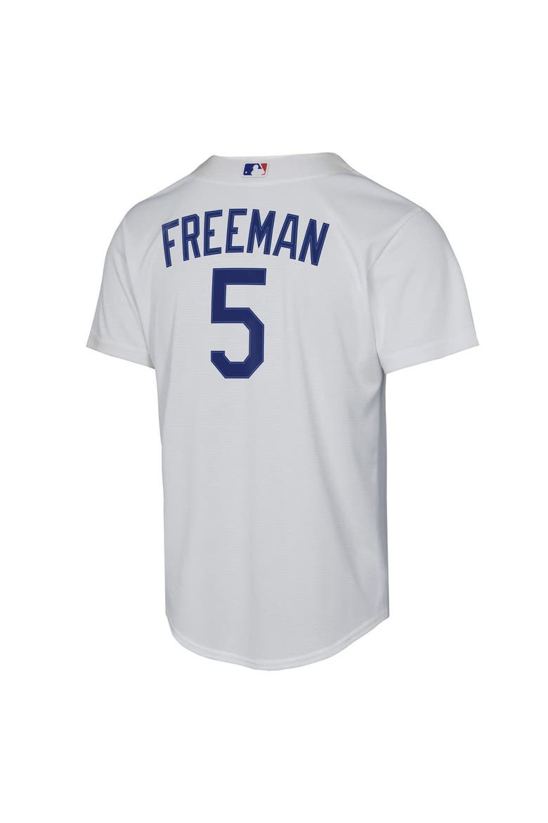 Youth Nike Freddie Freeman White Los Angeles Dodgers Home Replica Player Jersey, Alternate, color, White