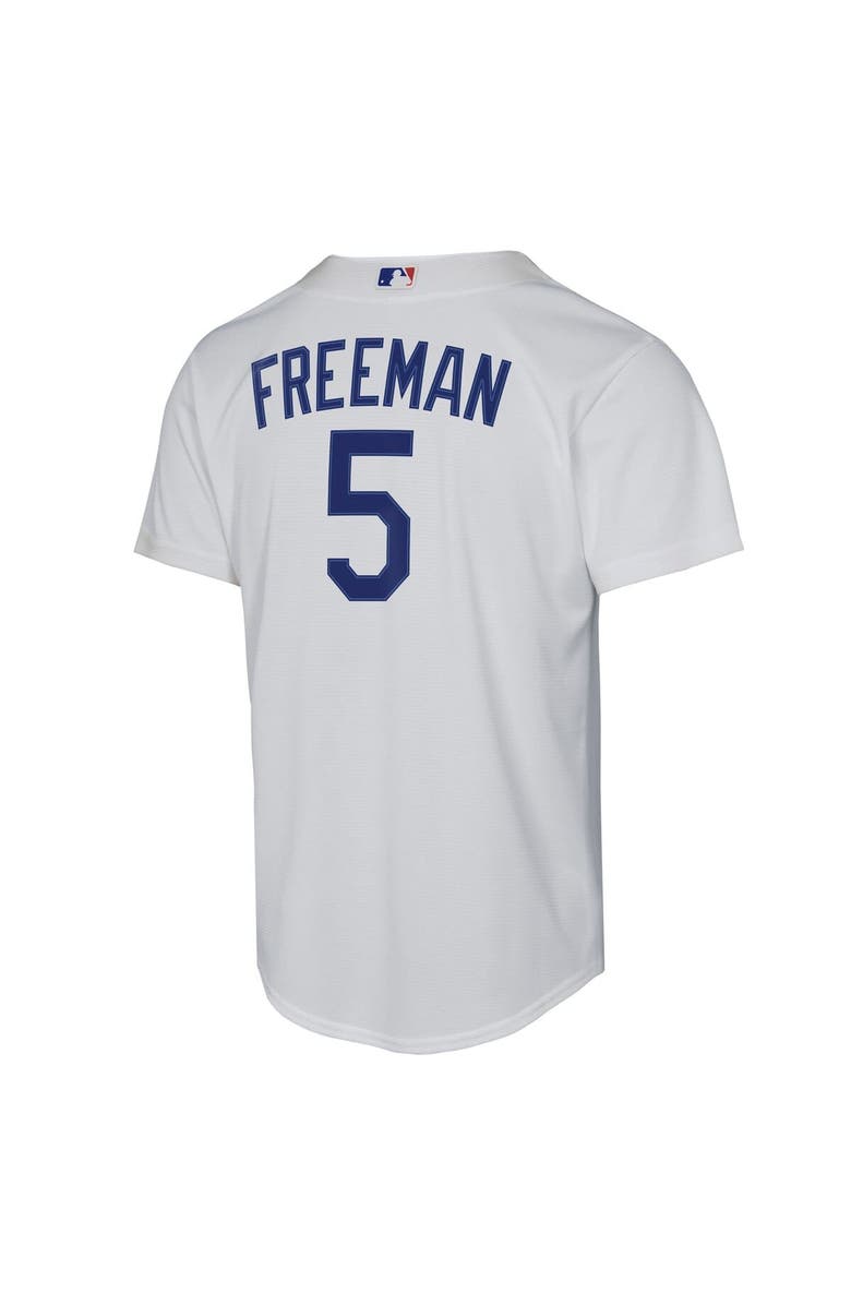 Nike Youth Nike Freddie Freeman White Los Angeles Dodgers Home Replica Player Jersey, Alternate, color, White