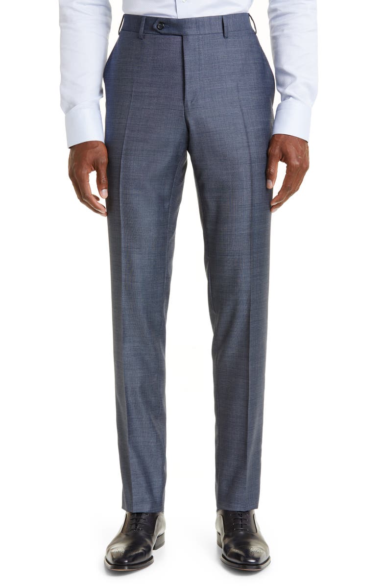 Canali Kei Denim Effect Wool Suit, Alternate, color,