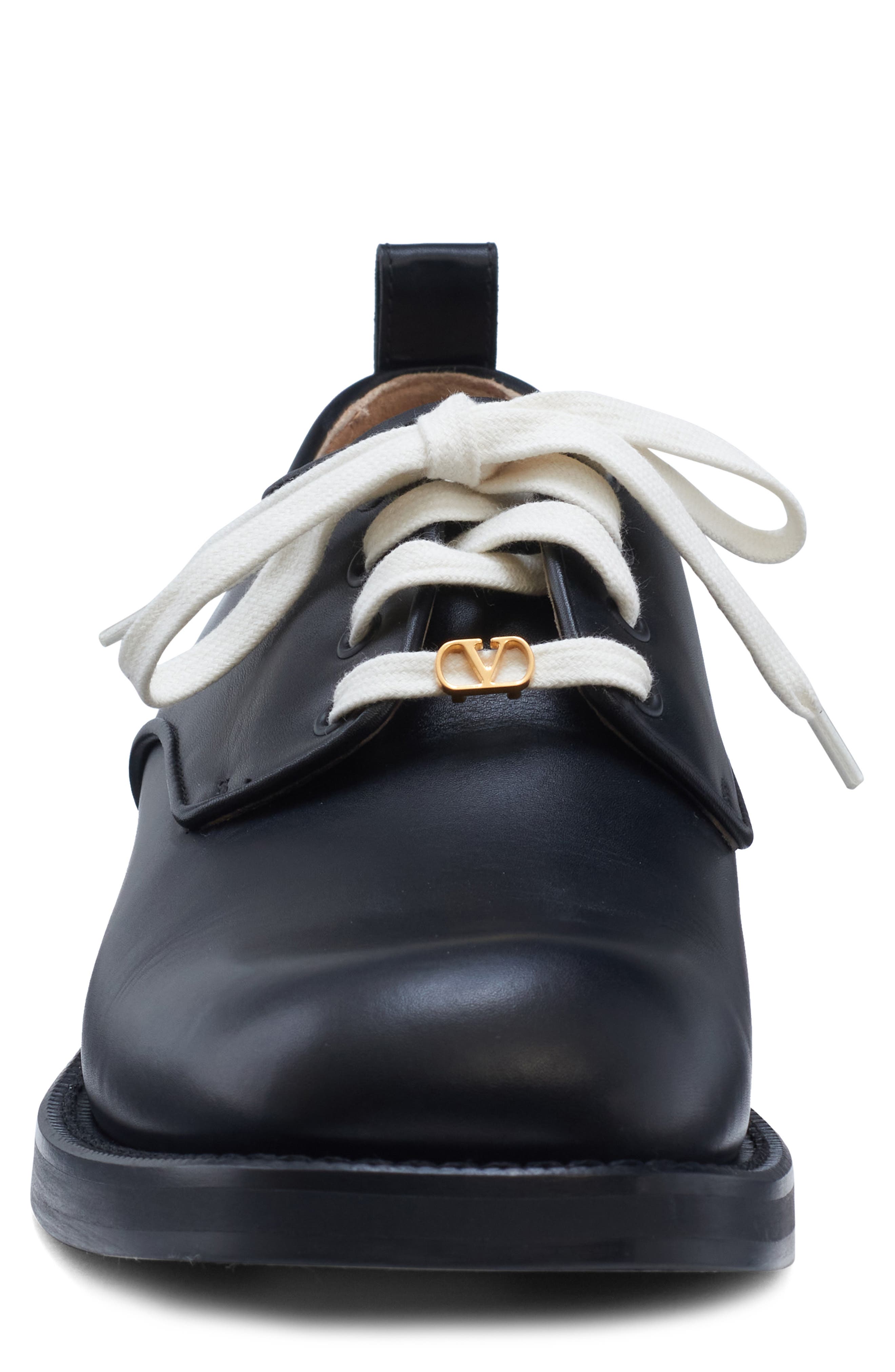 Valentino Garavani VLOGO Derby, Alternate, color, Black