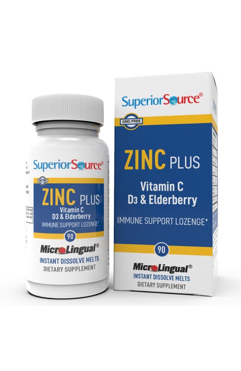 Zinc Plus Instant Dissolve Immune Support Tablets