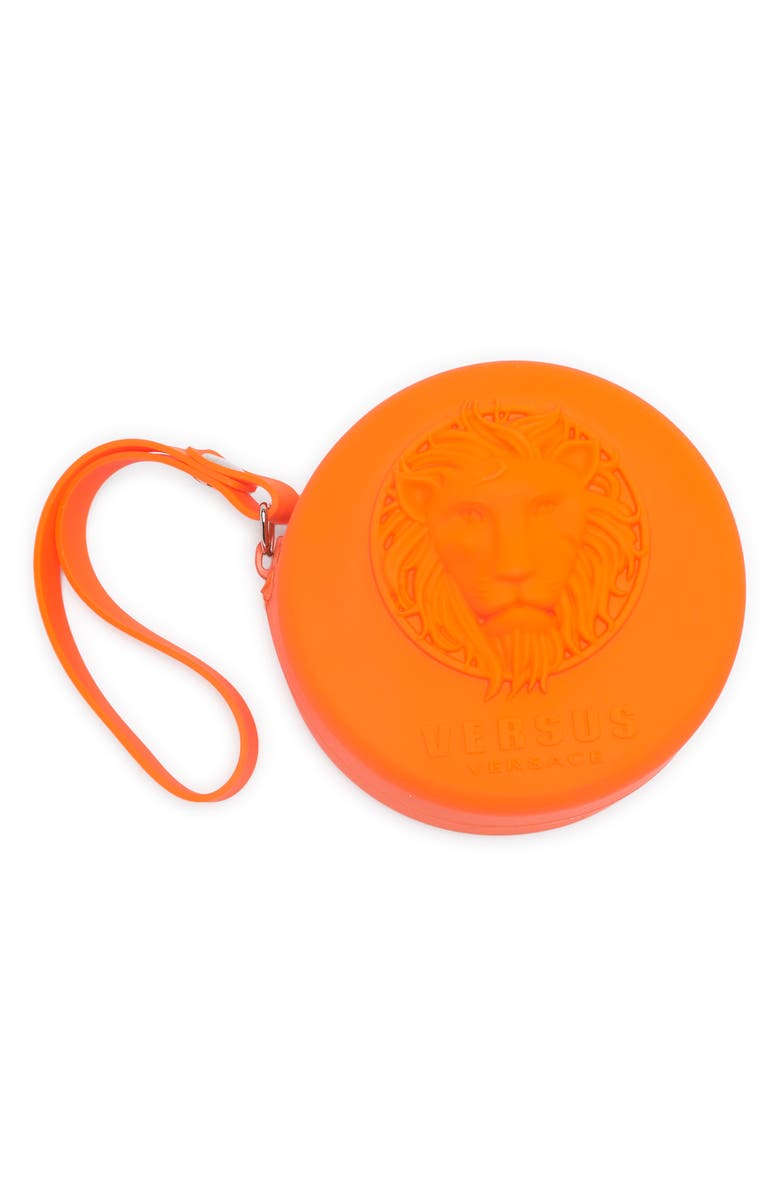 VERSUS Versace Women's Silicone Strap Watch, 39mm & Zip Case, Alternate, color, Orange
