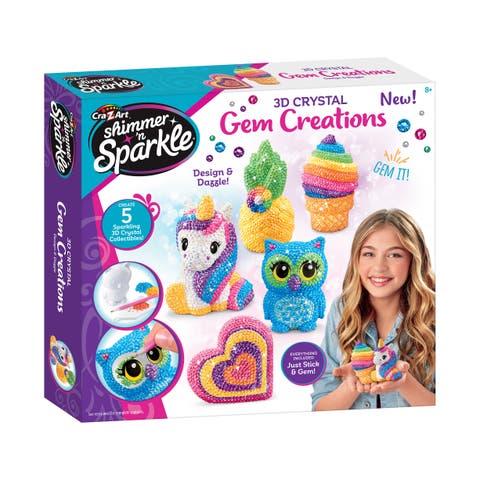 Shimmer N Sparkle 3D Crystal Gem Creations Kit