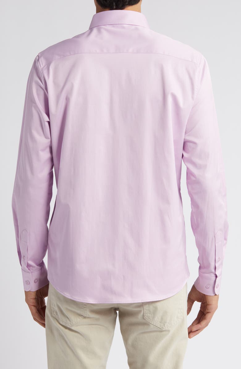 Stone Rose Solid DryTouch<sup>®</sup> Performance Button-Up Shirt, Alternate, color, 