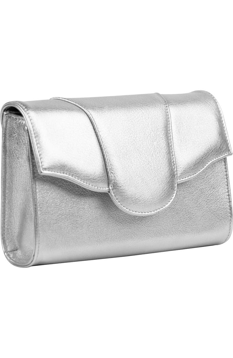 LISELLE KISS Allie Metallic Leather Crossbody Bag, Main, color,