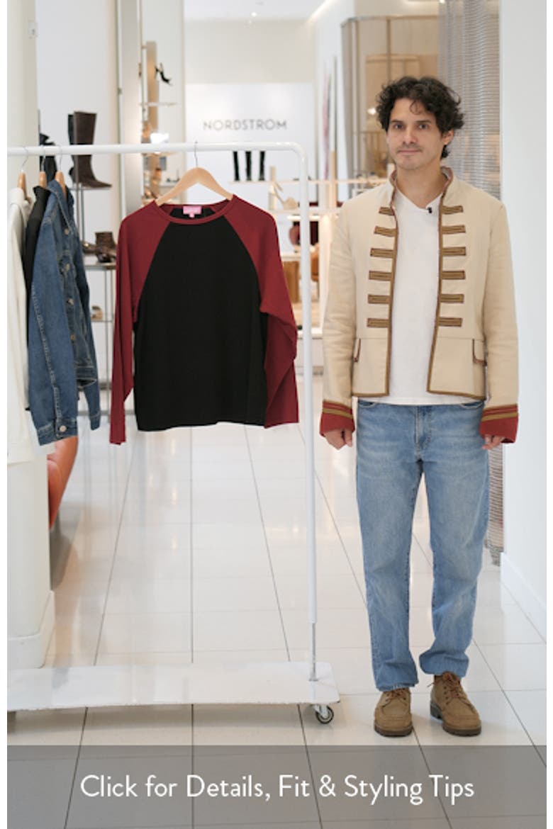 Oversize Long Sleeve Stretch Cotton T-Shirt video