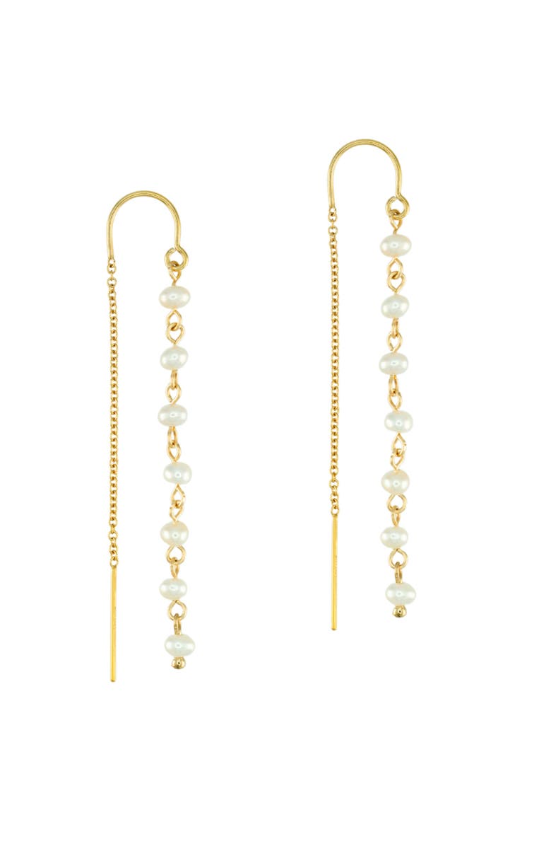 ALBISIA Pearl Drop Threaders, Main, color, 14K Gold Filled / Pearl