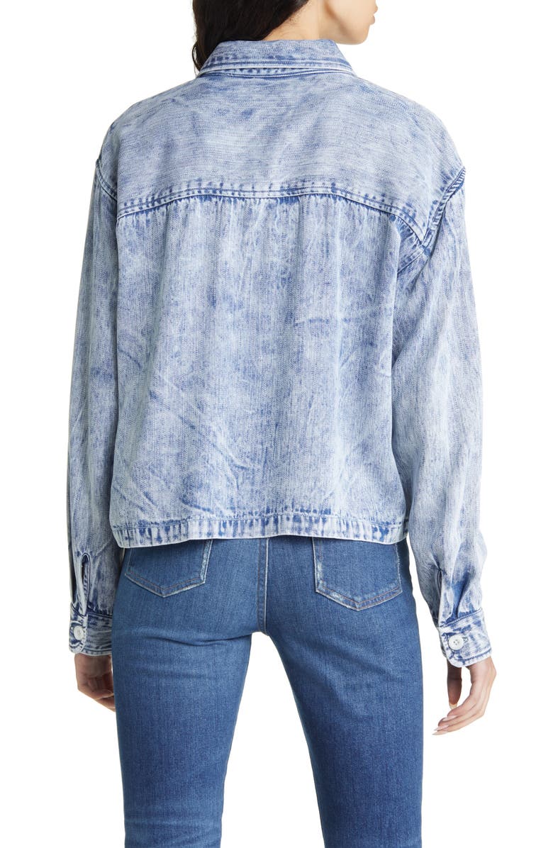 Thread & Supply Warsan Acid Wash Chambray Jacket, Alternate, color,