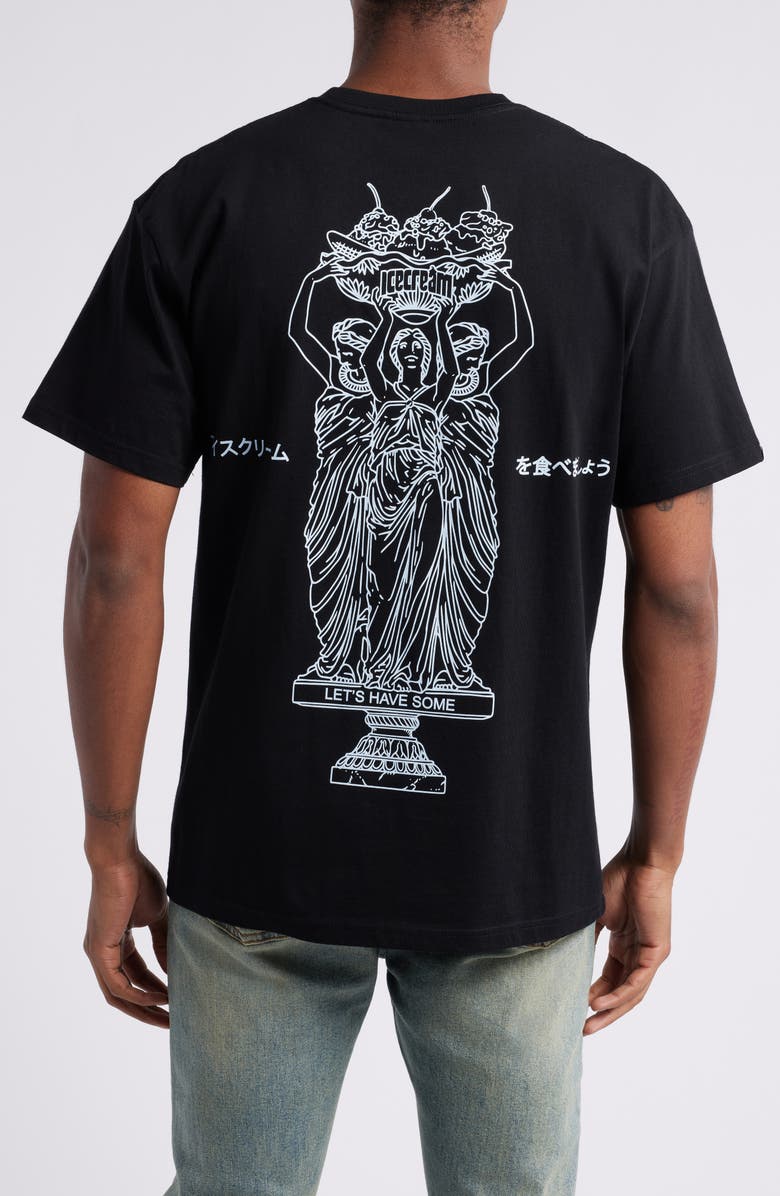 ICECREAM Fountain Cotton Graphic T-Shirt, Alternate, color,