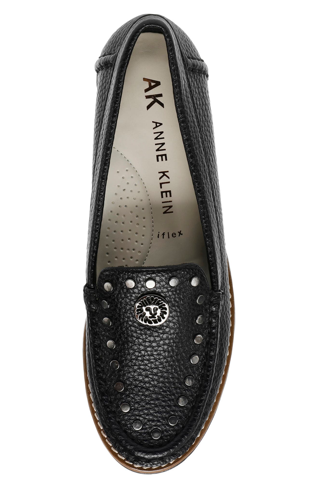 Anne Klein Tailored Moc Toe Loafer, Alternate, color, 