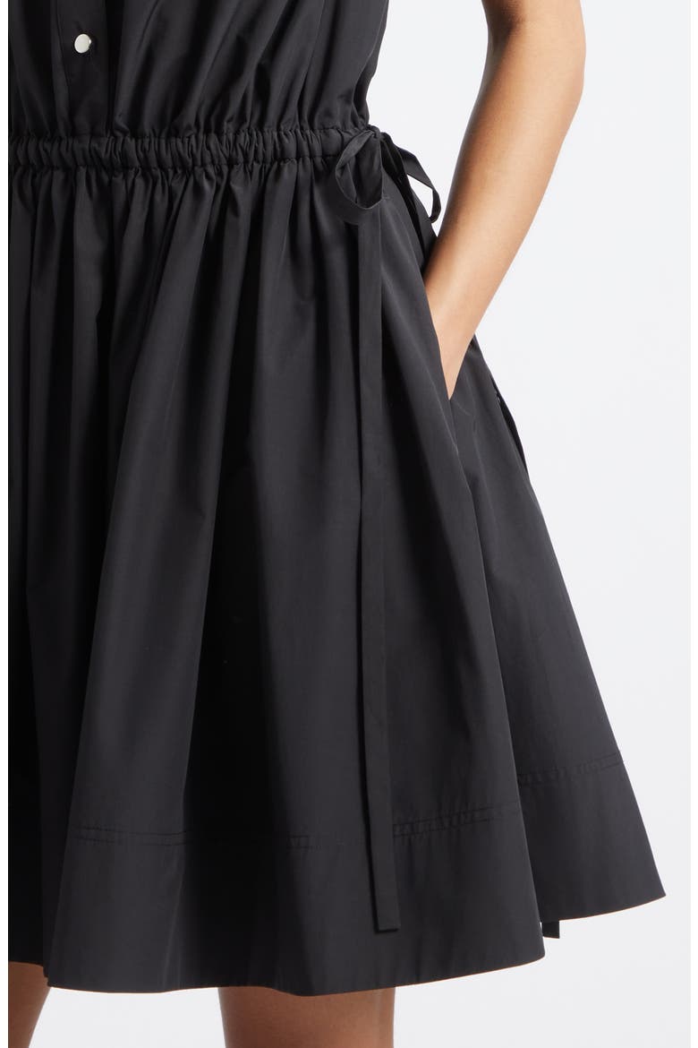 Tristan Sleeveless Shirtdress, Alternate, color, BLACK