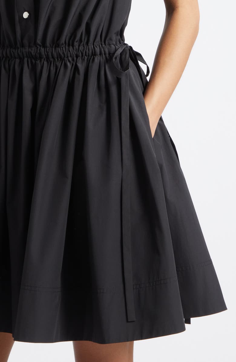 Derek Lam 10 Crosby Tristan Sleeveless Shirtdress, Alternate, color, Black