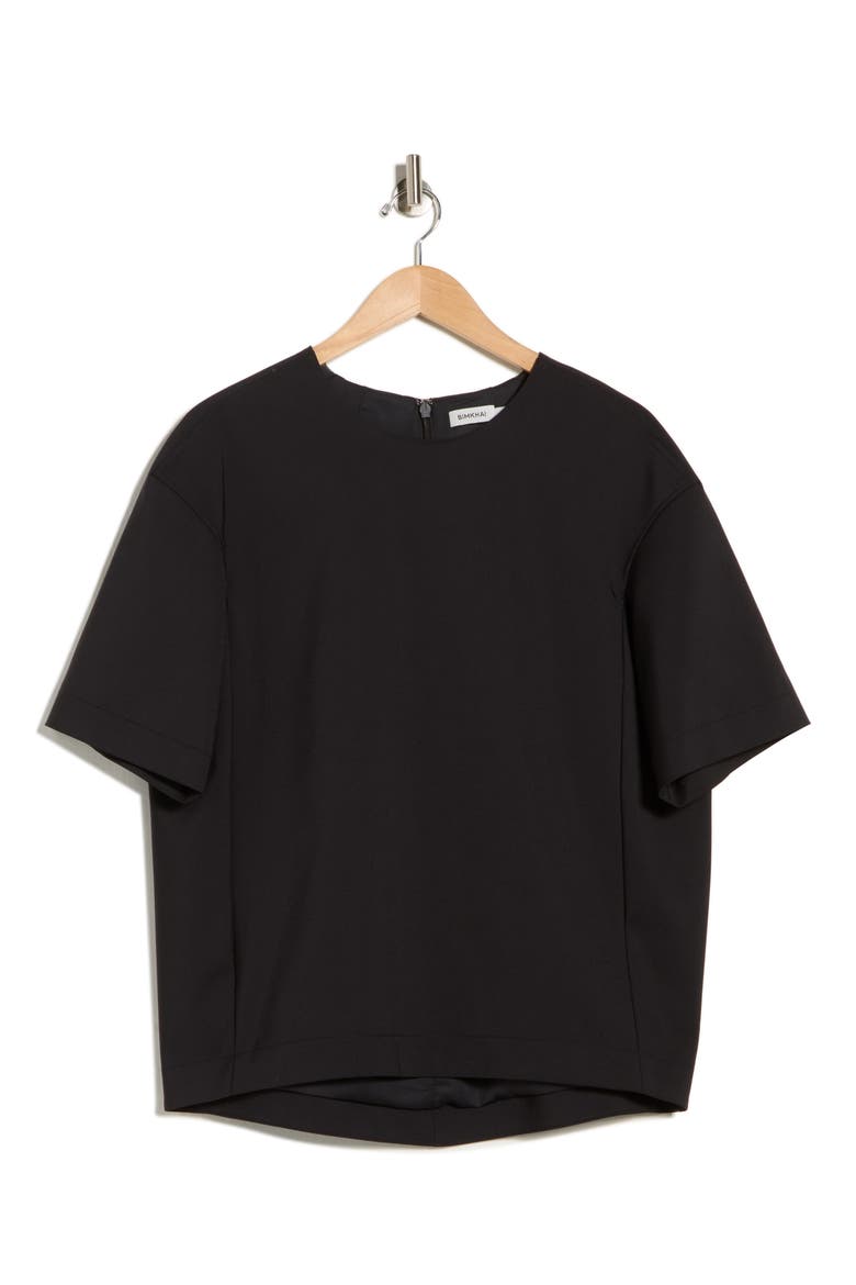 Aude Top, Alternate, color, BLACK