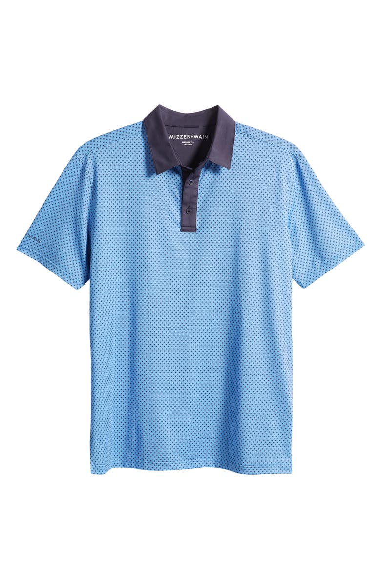 Mizzen+Main Versa Geometric Print Golf Polo, Alternate, color, Provence Geo Print