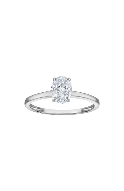 14K Gold Lab Grown Diamond Ring