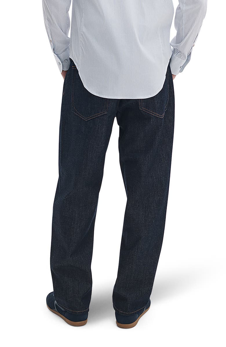 rag & bone Baggy Authentic Rigid Straight Leg Jeans, Alternate, color, Resin Rinse