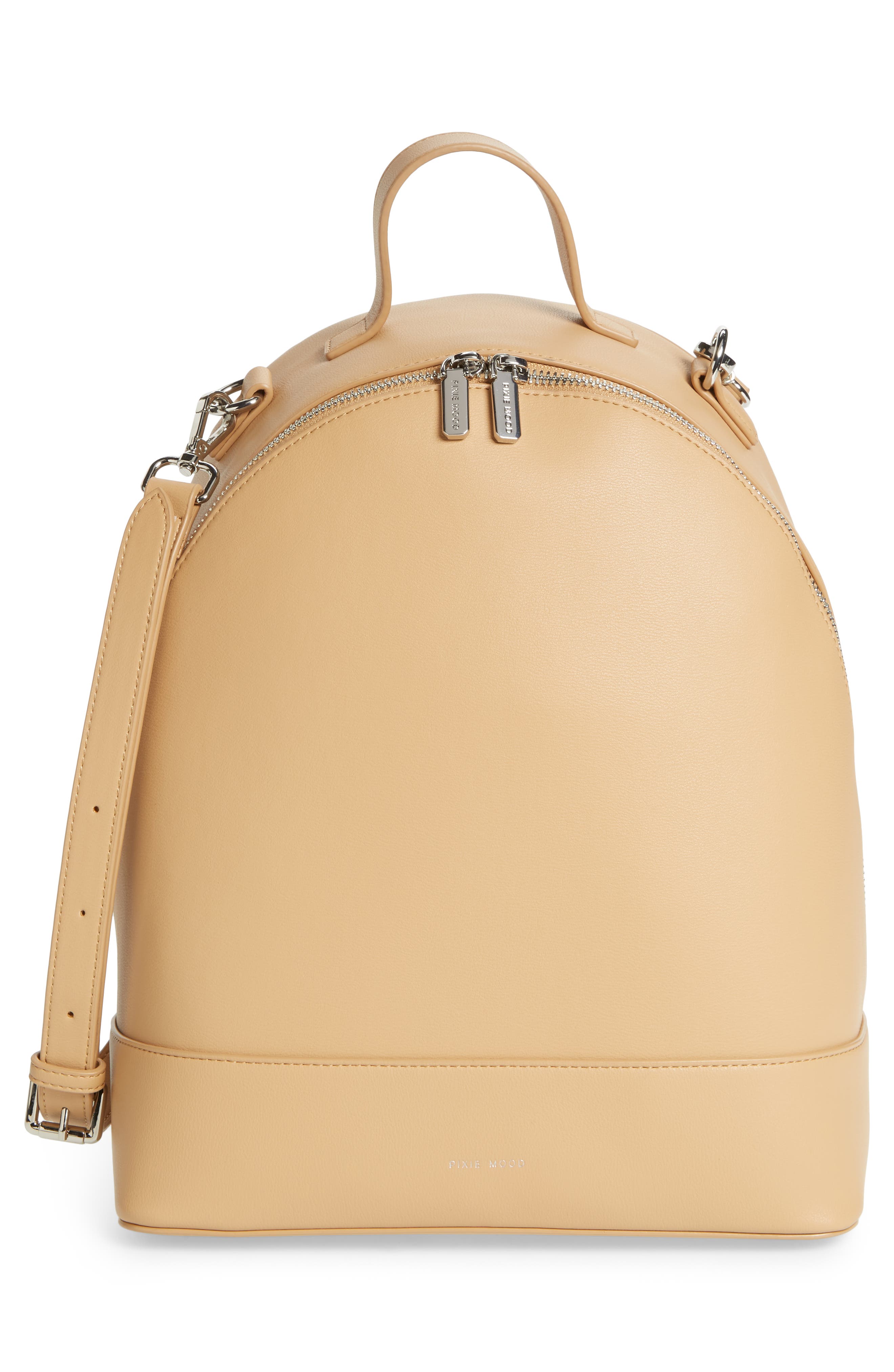 Pixie Mood Large Cora Faux Leather Convertible Backpack, Alternate, color, 