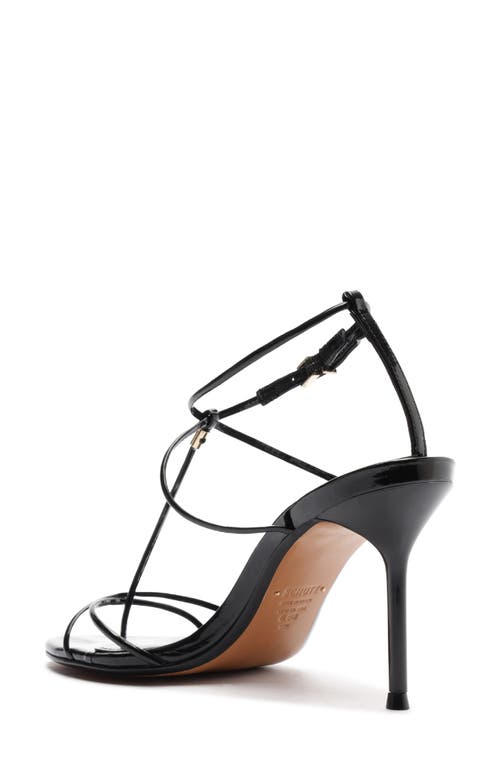 Schutz Jules Ankle Strap Sandal In Black