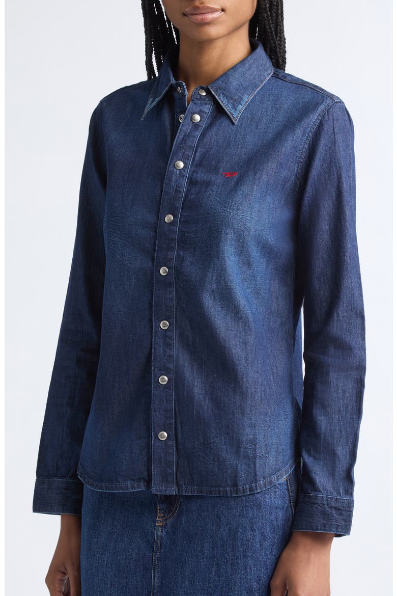 DE-Eazy Denim Shirt, Alternate, color, DENIM