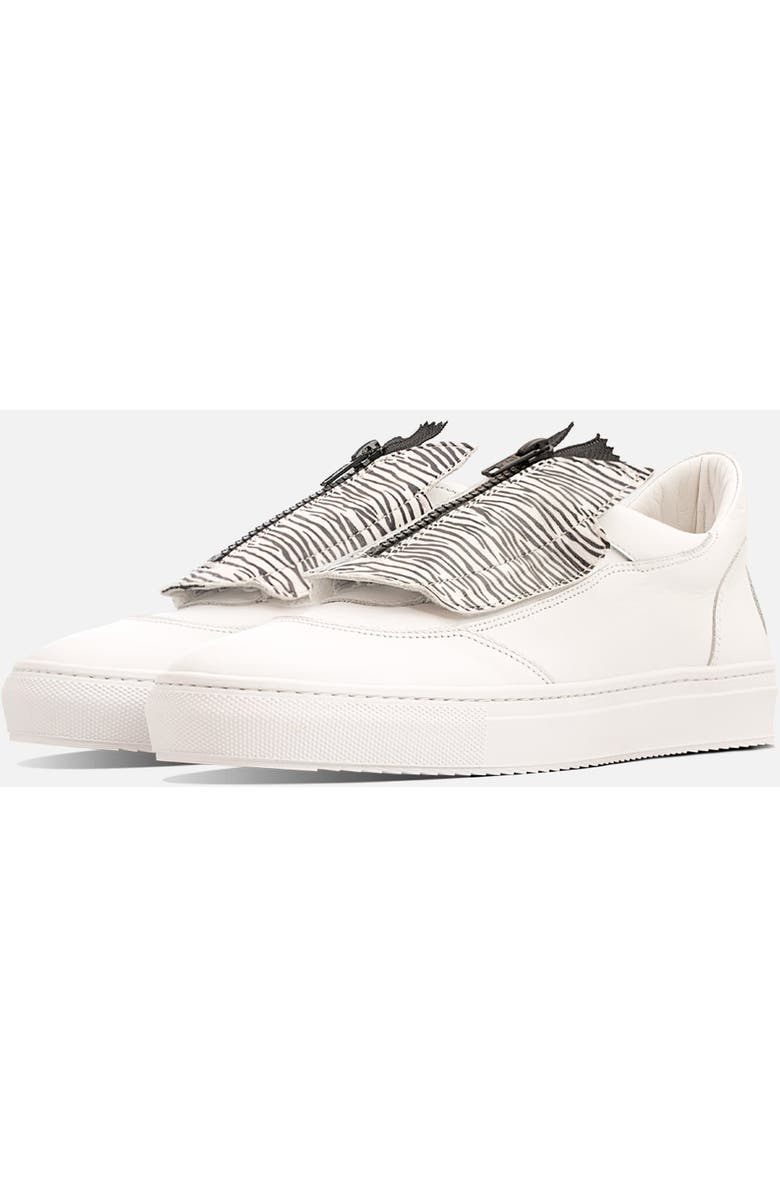 Fini Bold White Sneaker - Unisex, Alternate, color, White