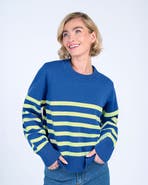Kettlewell Long Sleeve Boxy Stripe Crew Sweater