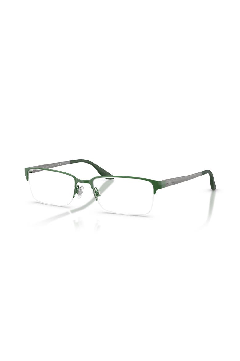 54mm Rectangle optical glasses, Main, color, Green
