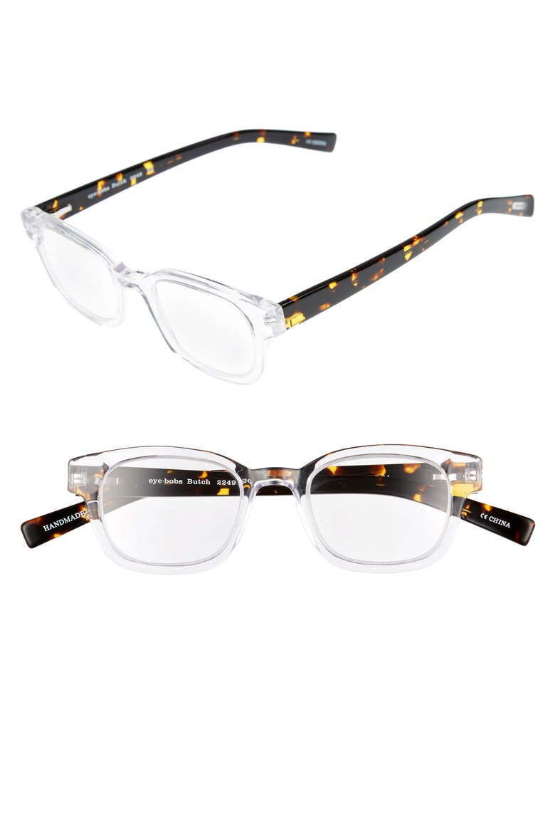 Butch 45mm Reading Glasses, Main, color, CRYSTAL WITH TORTOISE