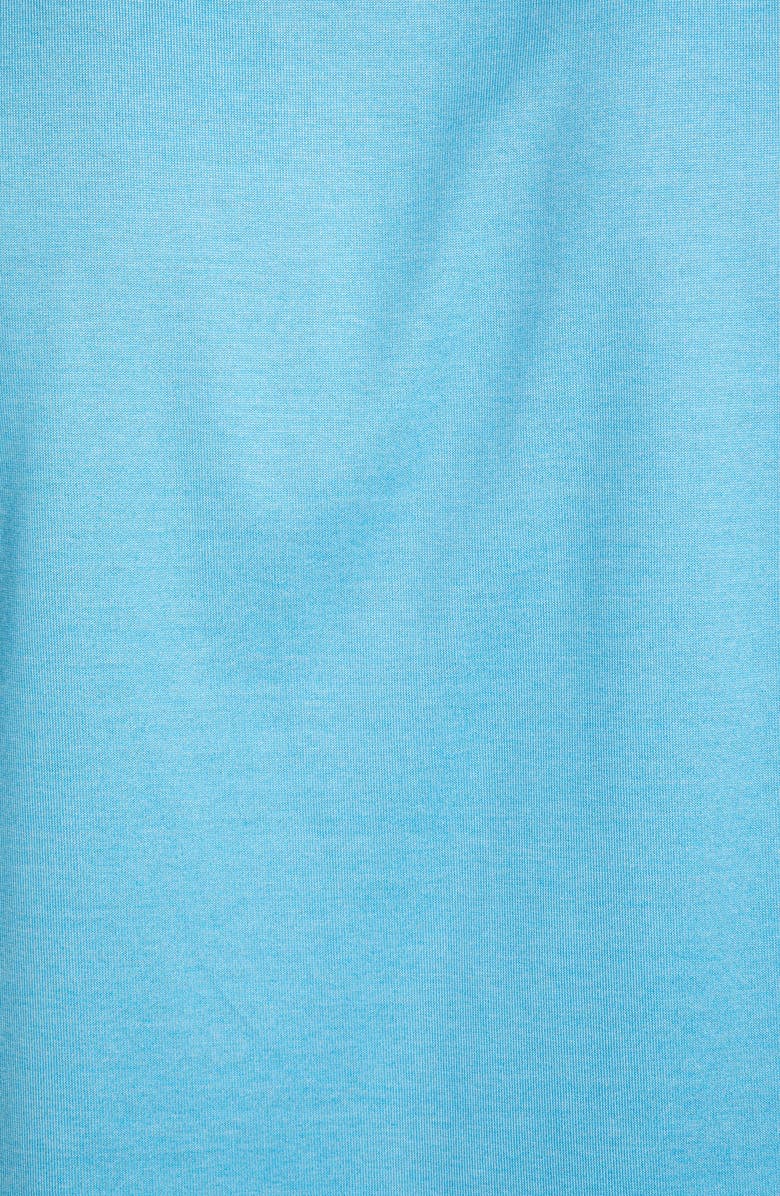 Bugatchi Knit Short Sleeve Button-Up Shirt, Alternate, color, Washed Blue