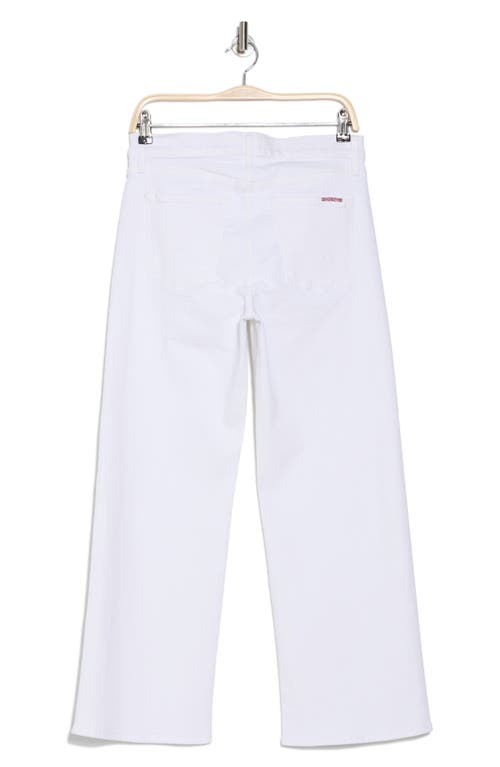 Hudson Jeans Rosalie High Waist Crop Wide Leg Jeans In White