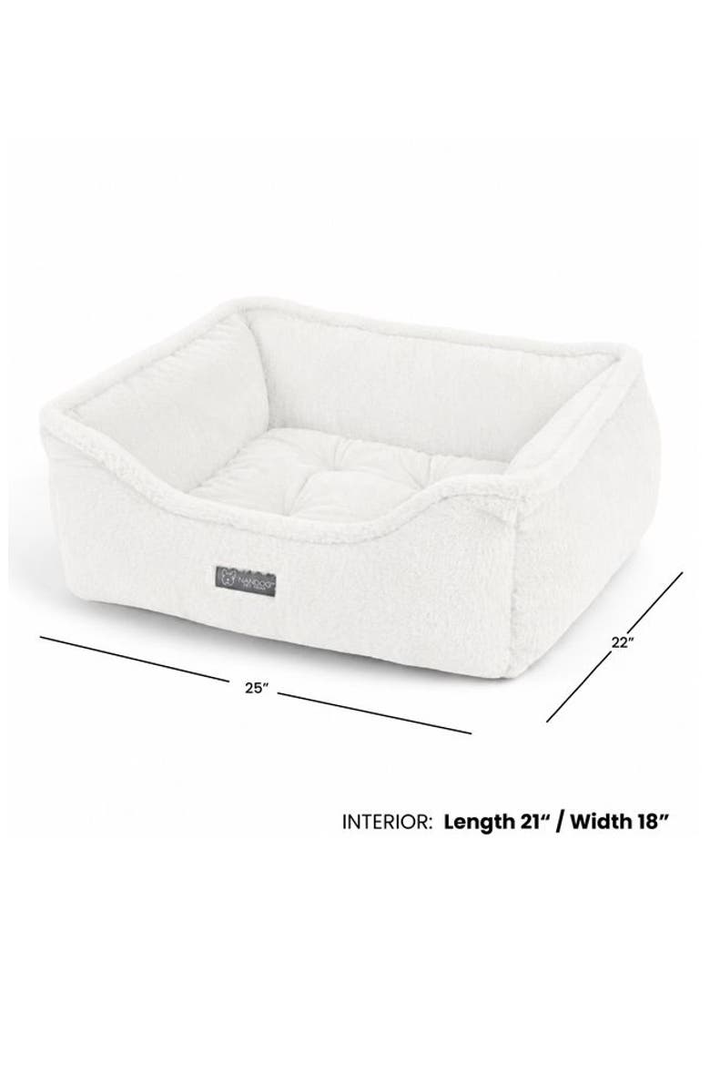 Super Cloud Dog  Bed- Reversible Cat & Dog Bed, Alternate, color, Pearl White