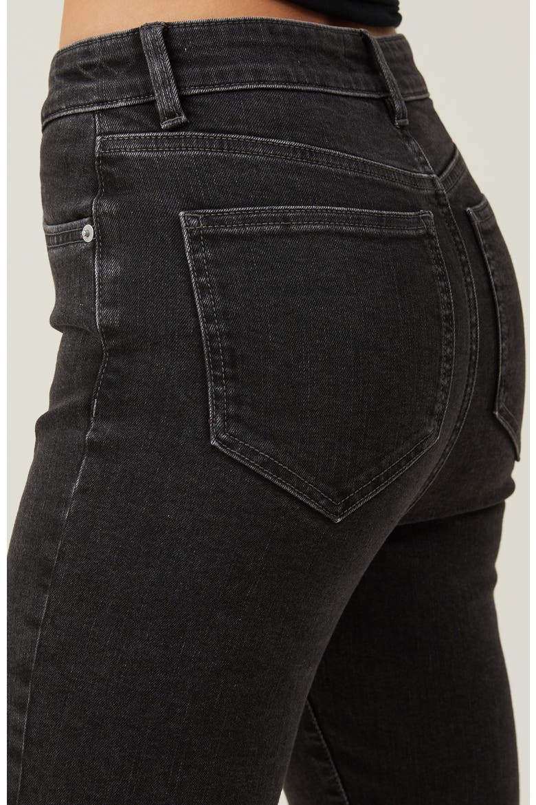 Women's High Rise Skinny Jean, Alternate, color, GRAPHITE BLACK RIP