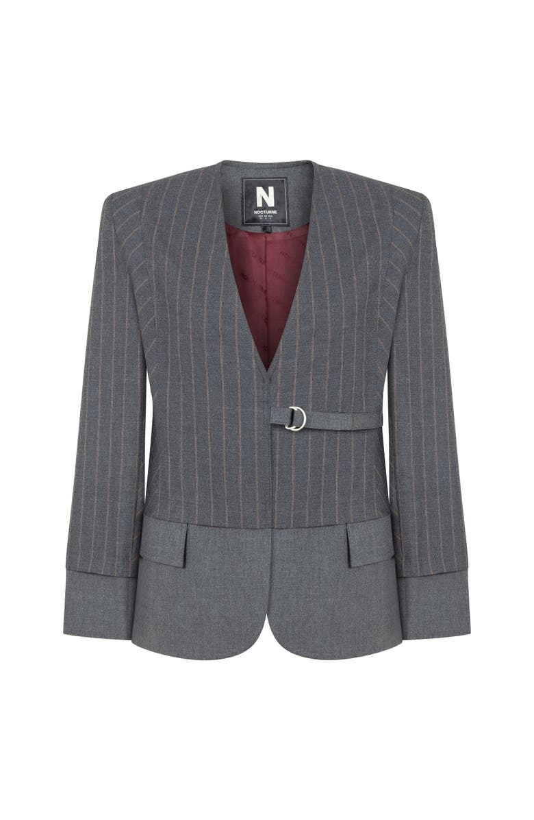 Nocturne Striped Jacket, Alternate, color, 
