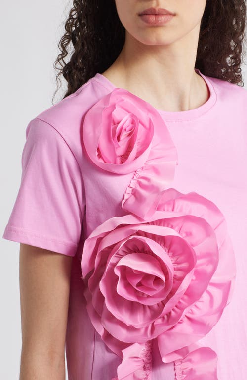 Nikki Lund Peony Floral Appliqué Top