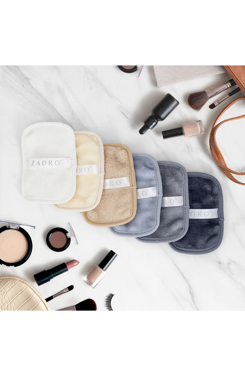 Zadro Makeup Remover Cloths, 6-Pack, Alternate, color, Neutral