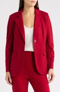 Anne Klein One-Button Blazer