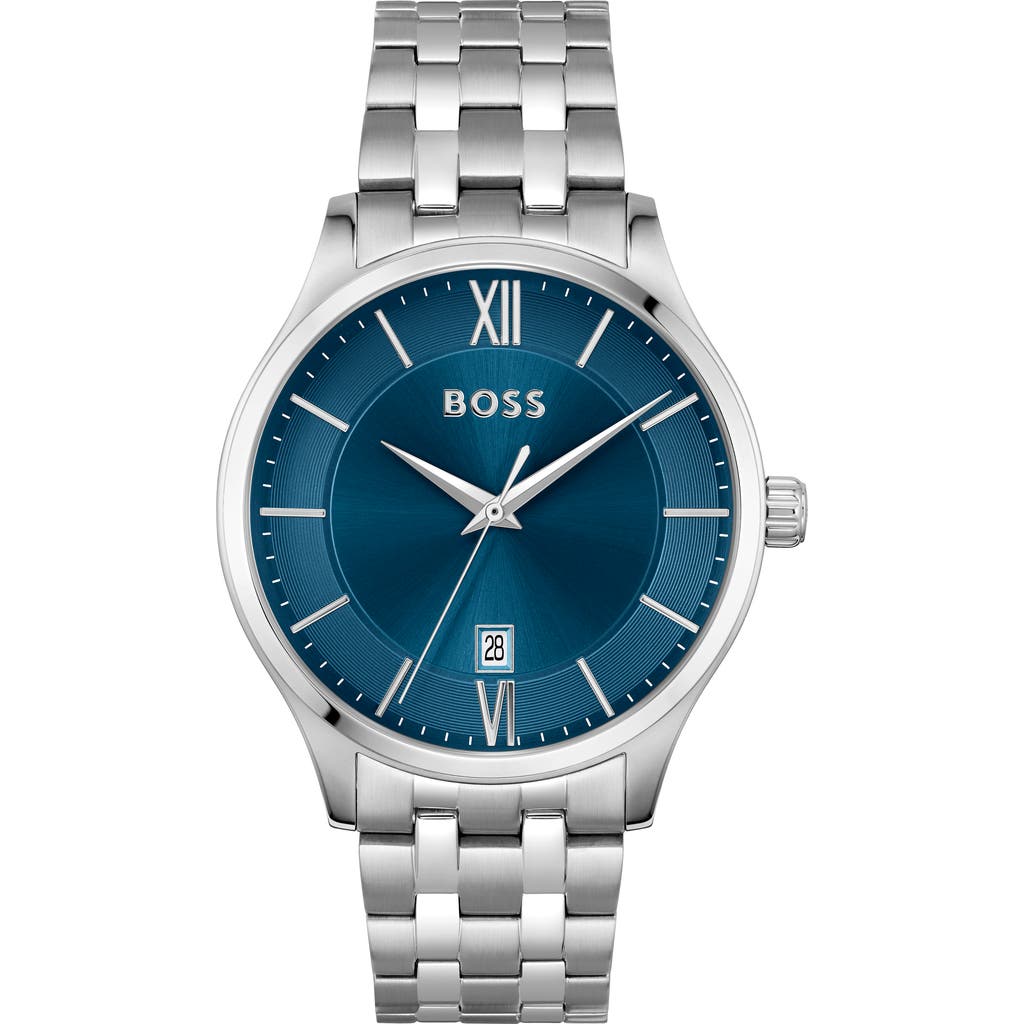 Hugo Boss Boss Elite Bracelet Watch, 41mm In Blue