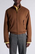 Bottega Veneta Brushed Wool & Cashmere Blouson Jacket