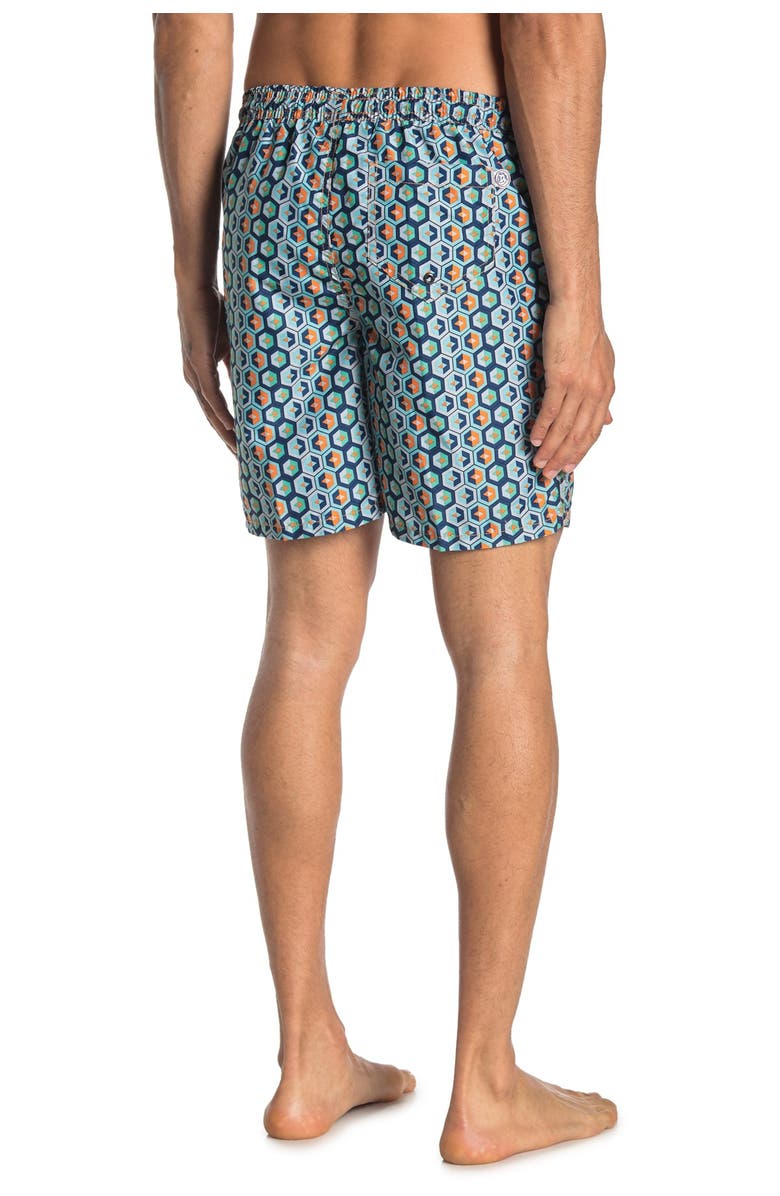 Mr.Swim Geo Chevron Swim Trunks, Alternate, color, 