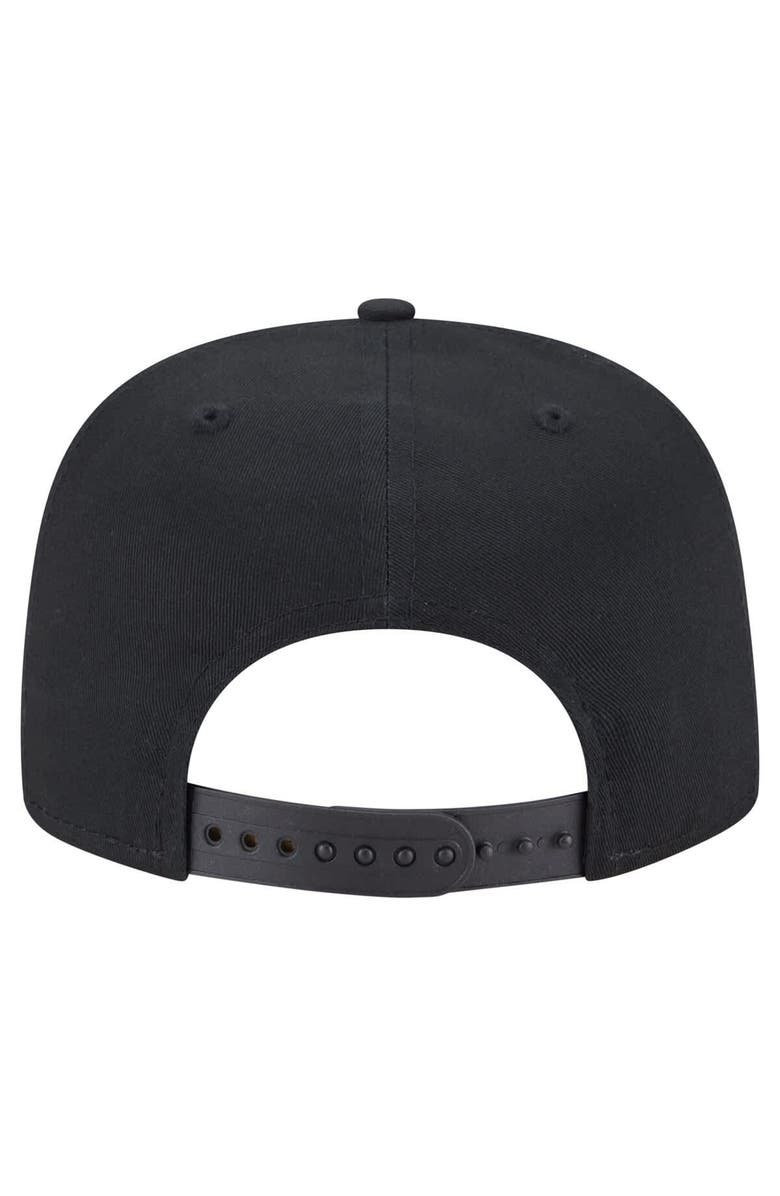 New Era Men's New Era Black Chicago Bulls Team Text Golfer Snapback Hat, Alternate, color, 