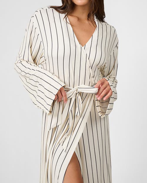 Weworewhat Modal Jersey Robe In Neutral