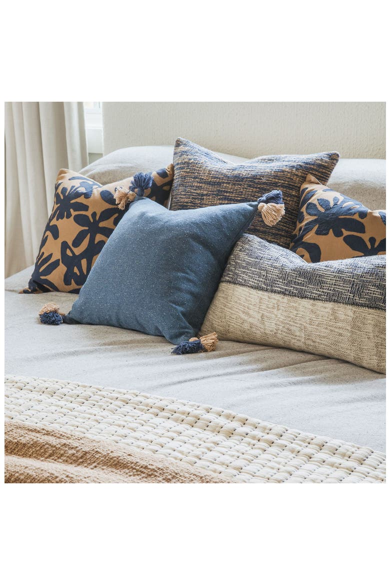 Coastline Accent Pillow, Alternate, color, BLACK