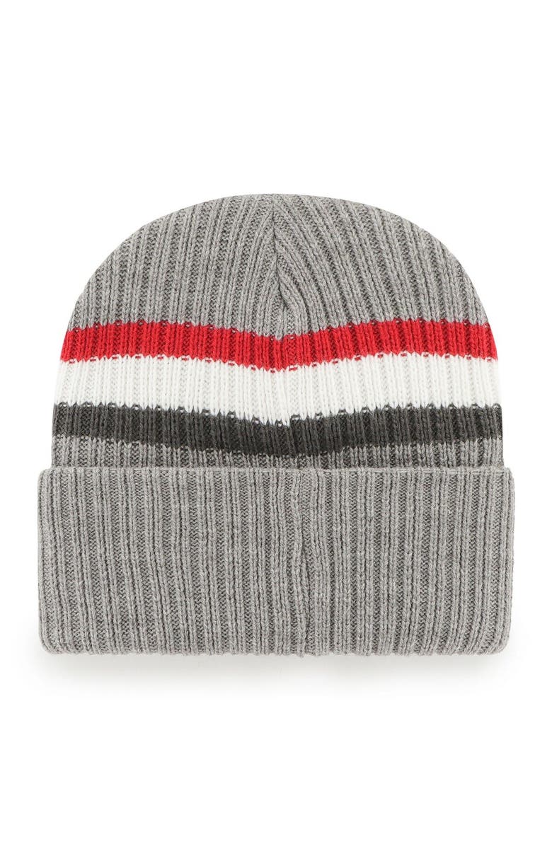 '47 Men's '47  Gray Tampa Bay Buccaneers Highline Cuffed Knit Hat, Alternate, color, 