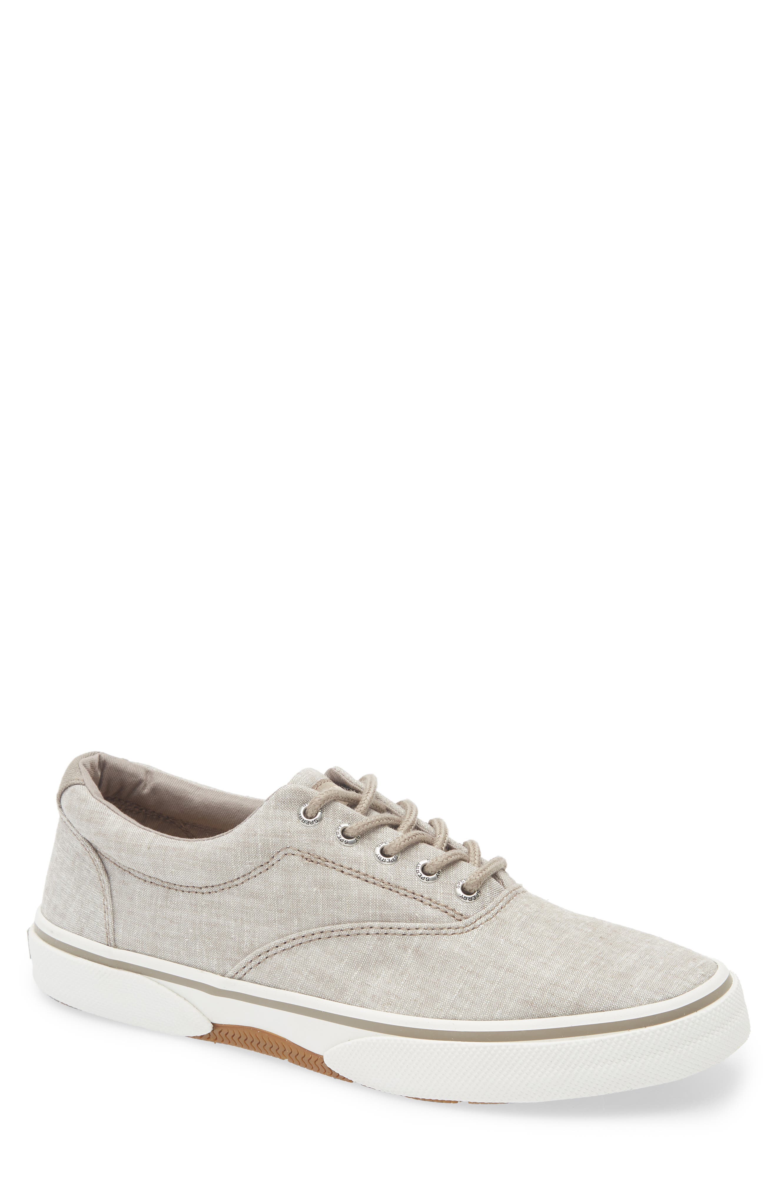 Sperry Halyard CVO Cotton Chambray Sneaker, Main, color, Chambray Grey