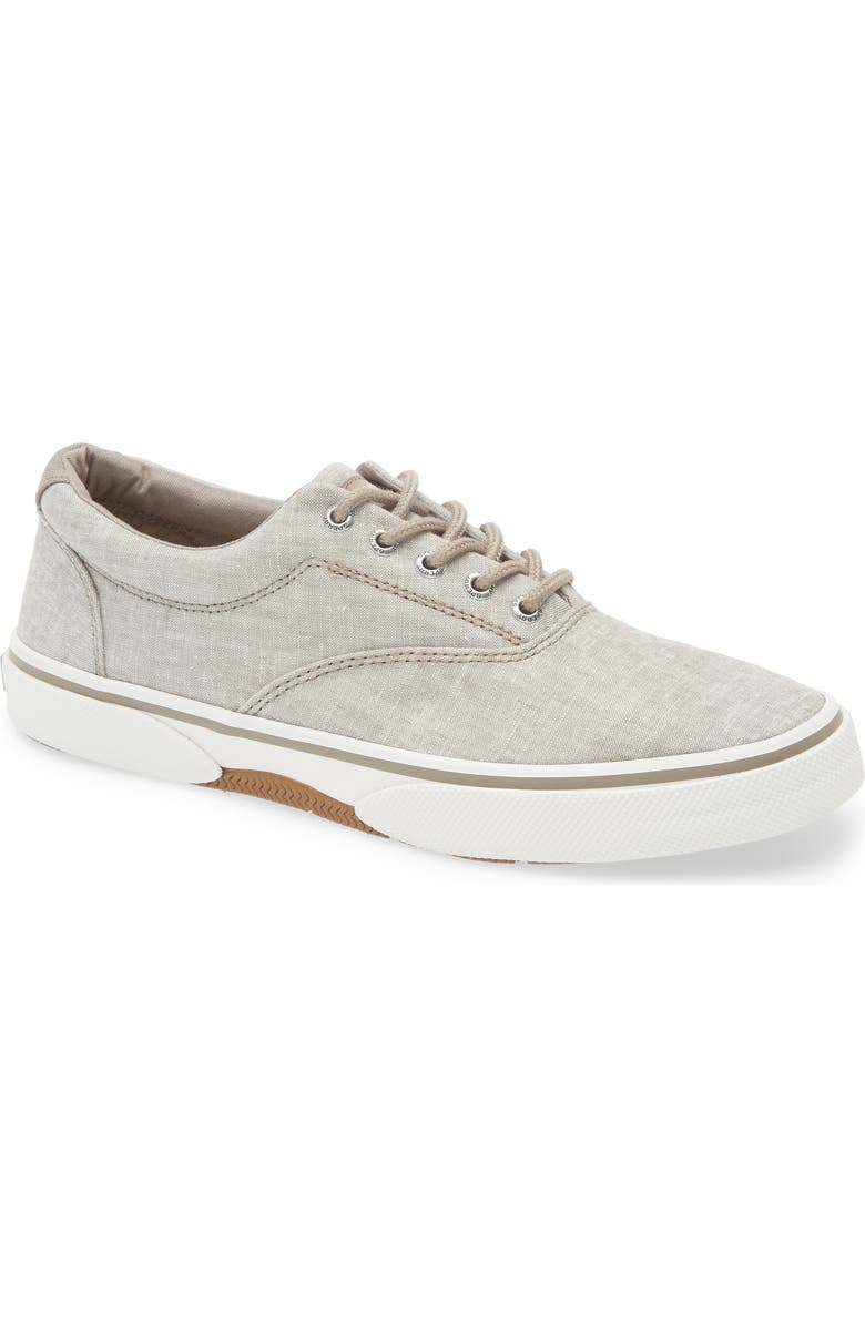 Sperry Halyard CVO Cotton Chambray Sneaker, Main, color, Chambray Grey