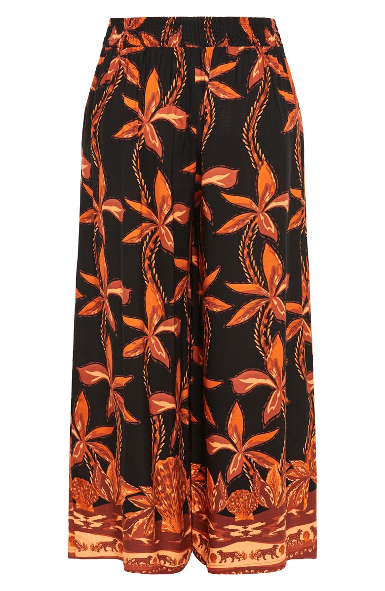 City Chic Treasure Wide Leg Pants, Alternate, color, Black Tahitian