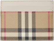 Burberry Check Card Case