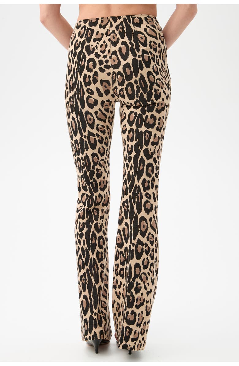 Trina Turk Jacoba Leopard Flare Leg Pant, Alternate, color, Multi