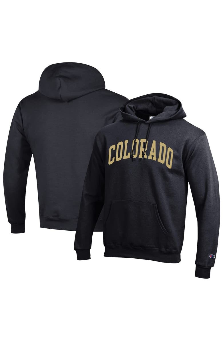 Champion Men's Champion  Black Colorado Buffaloes Basic Arch Fleece Pullover Hoodie, Alternate, color, Black